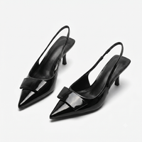Hannah | Slingback da Ufficio con Tacco Kitten
