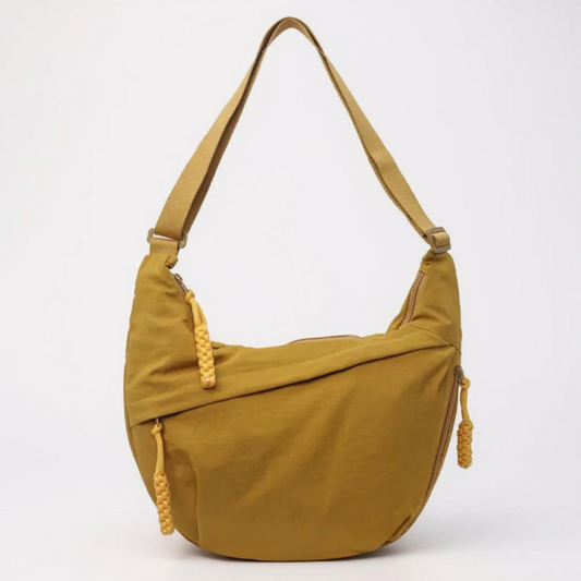Fernanda — Borsa a Spalla Ocra — Borse donna Isabel Valeria