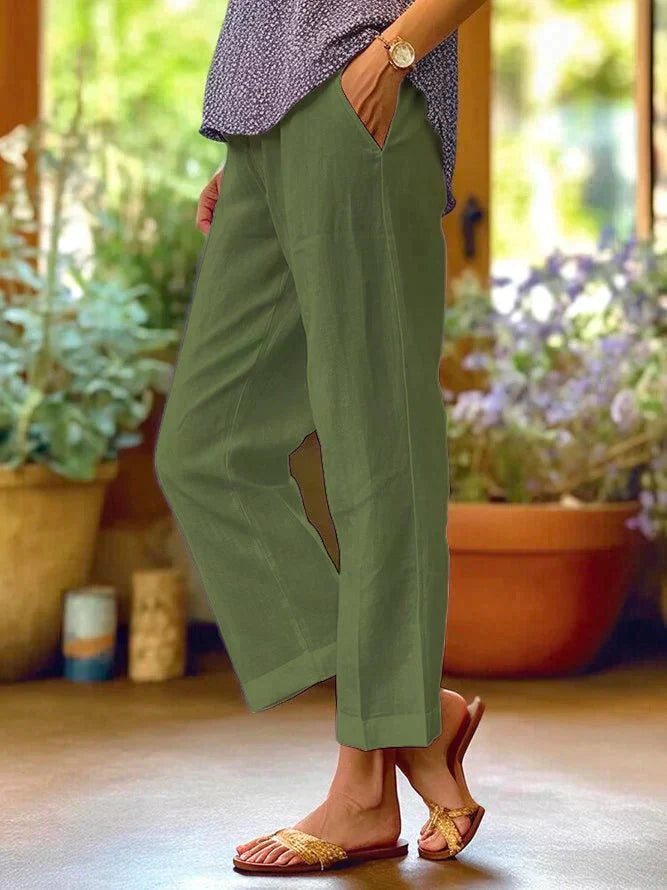 Valentina | Pantaloni di Lino Estivi