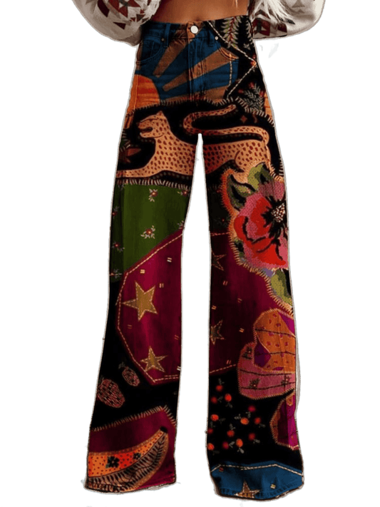 Léna - Pantaloni Boho Chic