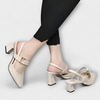 Cordelia - Élégants Slingbacks à Talons