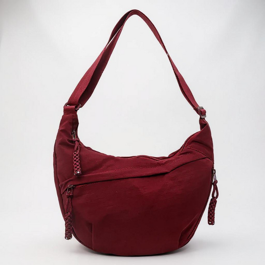 Serafina — Borsa a Spalla Bordeaux — Borse donna Isabel Valeria