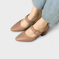 Cordelia - Élégants Slingbacks à Talons