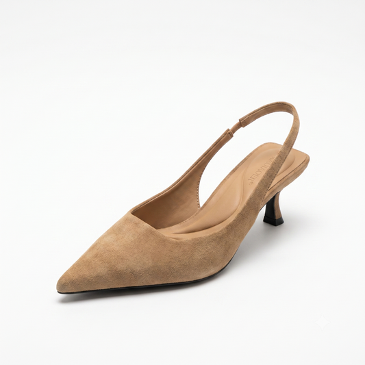 Décolleté Savannah a punta con cinturino slingback