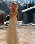 Serena | Abito Boho in Cotone con Balze