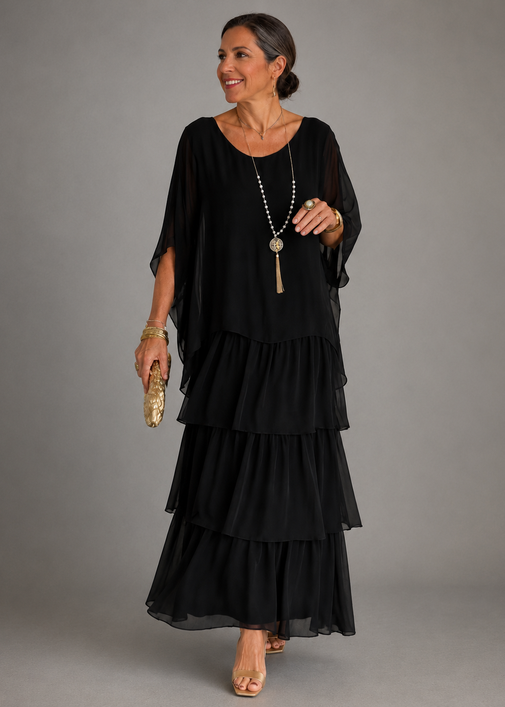 Lara | Abito Maxi Fluido
