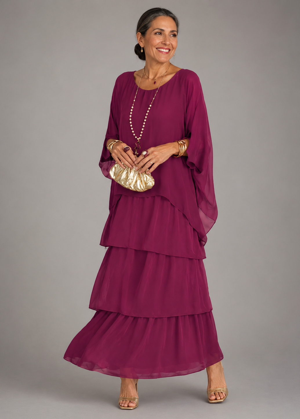 Lara | Abito Maxi Fluido