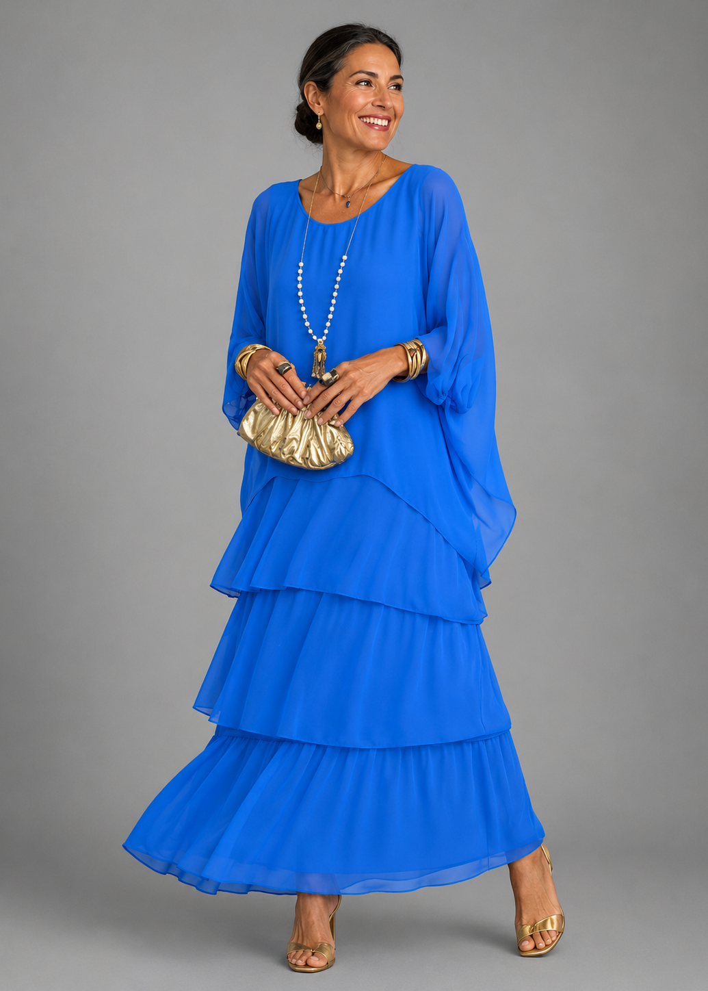 Lara | Abito Maxi Fluido