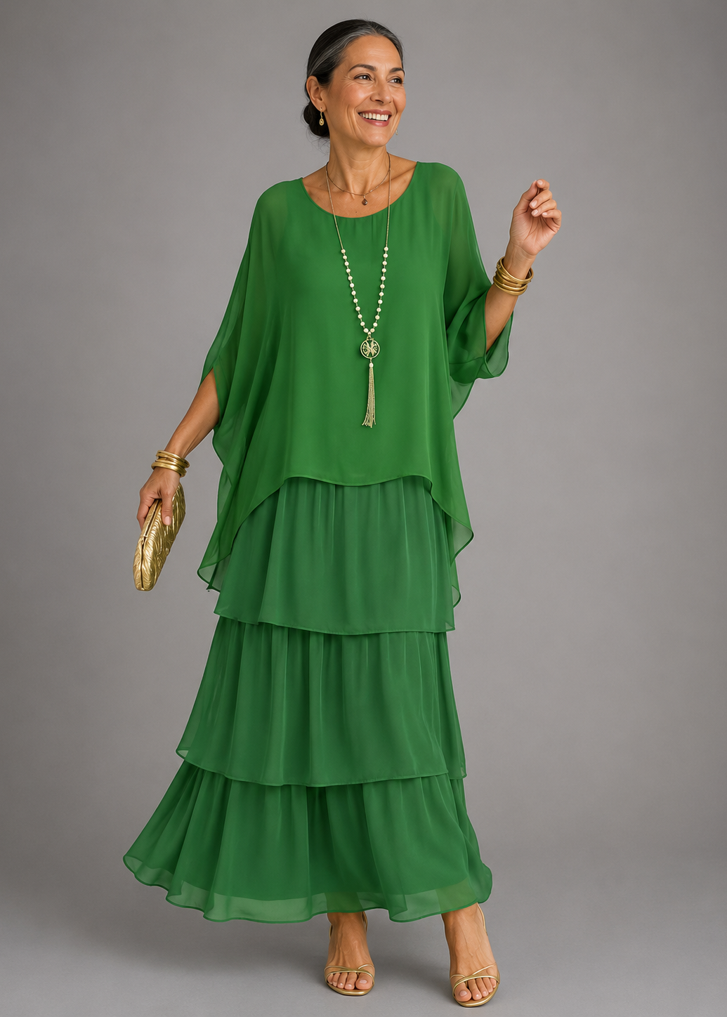 Lara | Abito Maxi Fluido