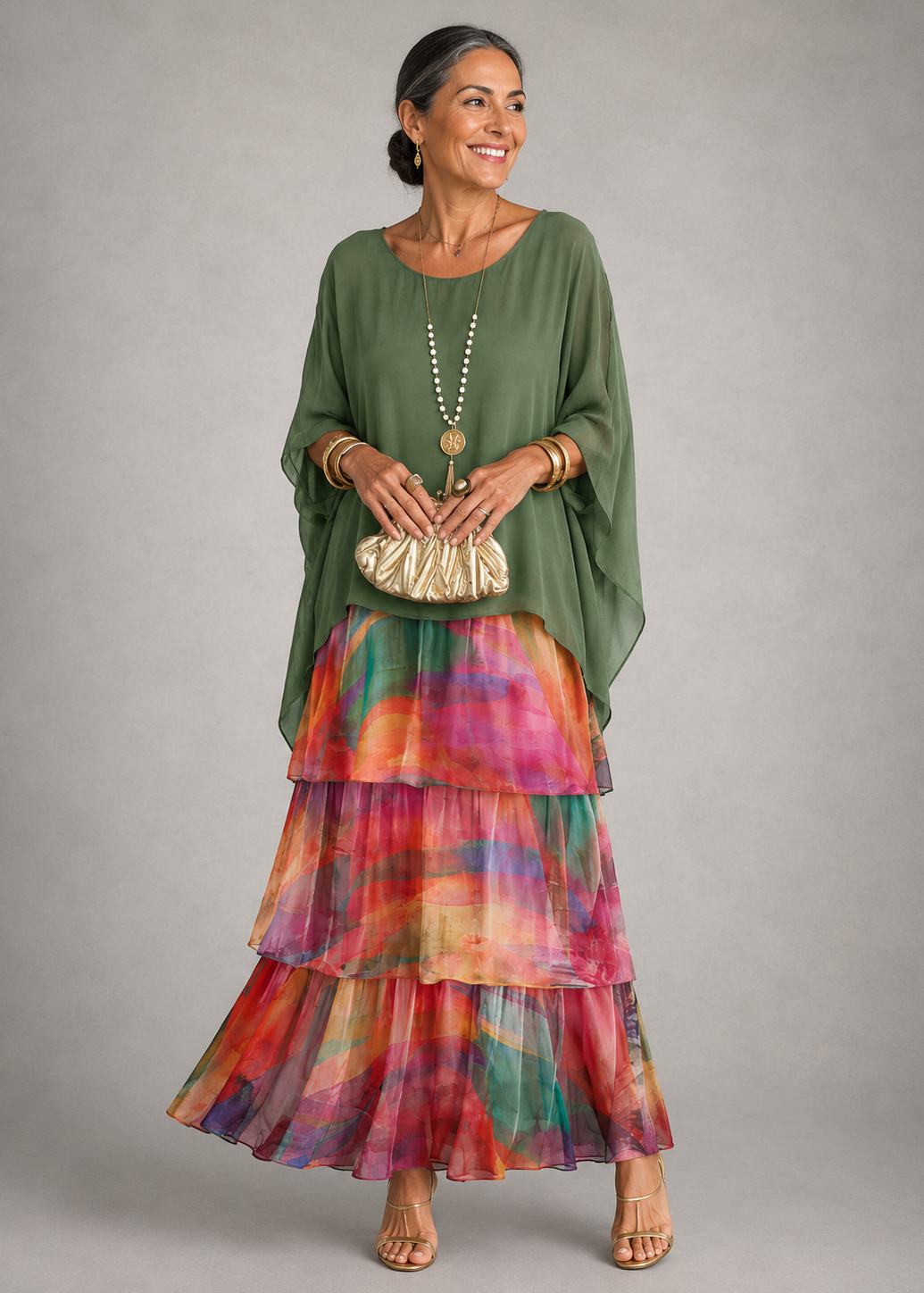 Lara | Abito Maxi Fluido
