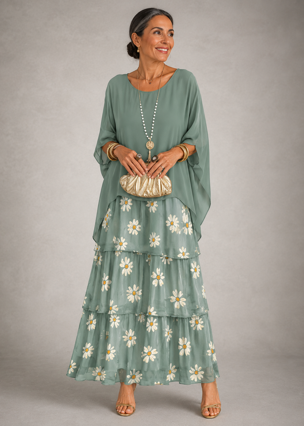 Lara | Abito Maxi Fluido