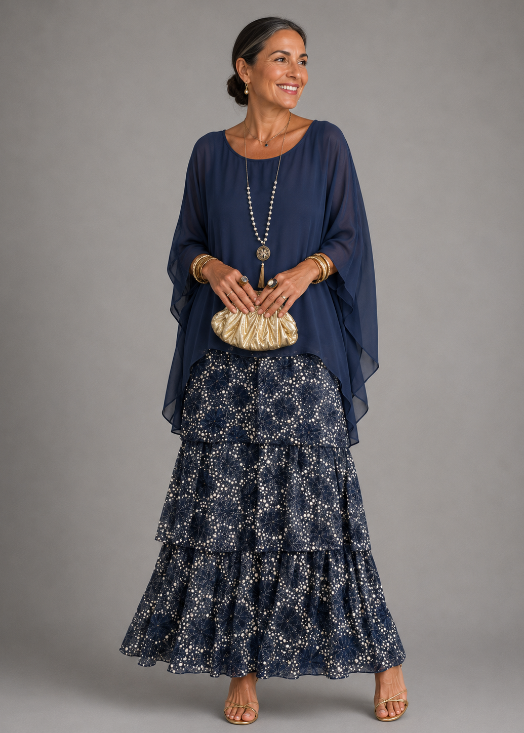 Lara | Abito Maxi Fluido
