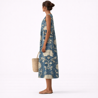 Alberte™ | Robe Midi Fleurie Classique
