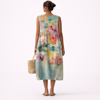 Karla™ | Robe Midi Multicolore Élégante