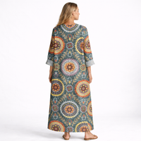 Ella™ | Robe Midi Géométrique