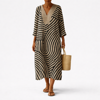 Freja™ | Robe Rayée Élégante