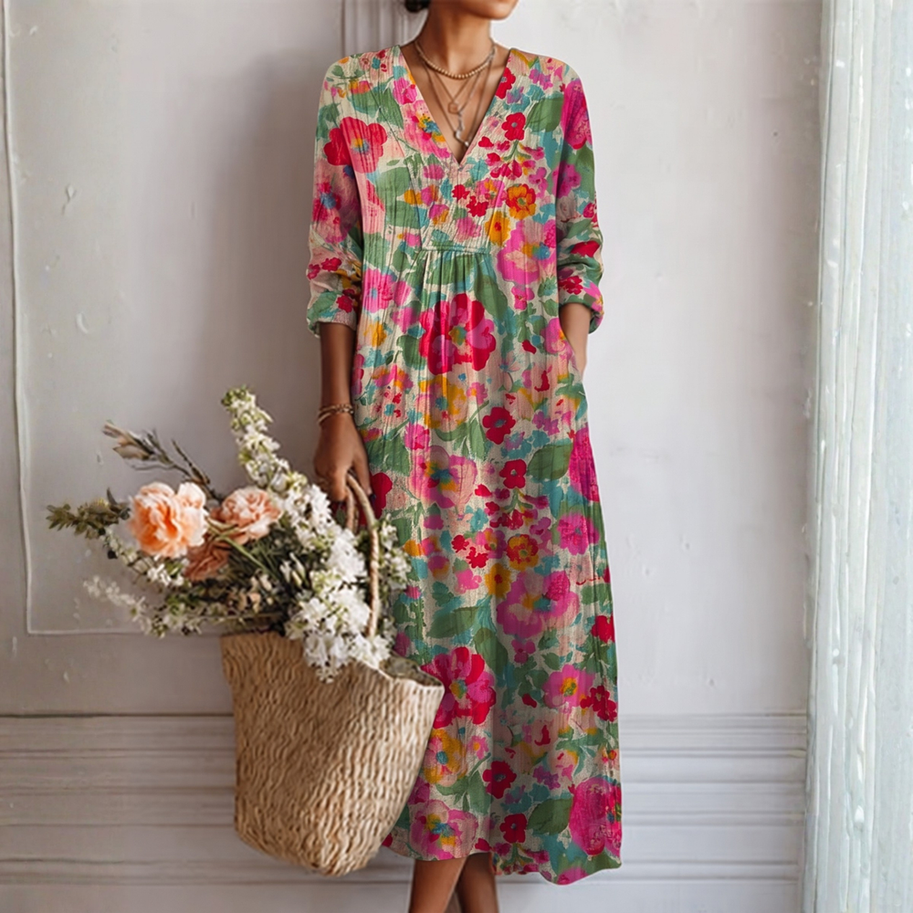 Reda™ | Robe Fleurie Élégance Au Quotidien