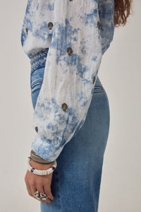 Aurelia | Camicia in Cotone Effetto Tie-Dye