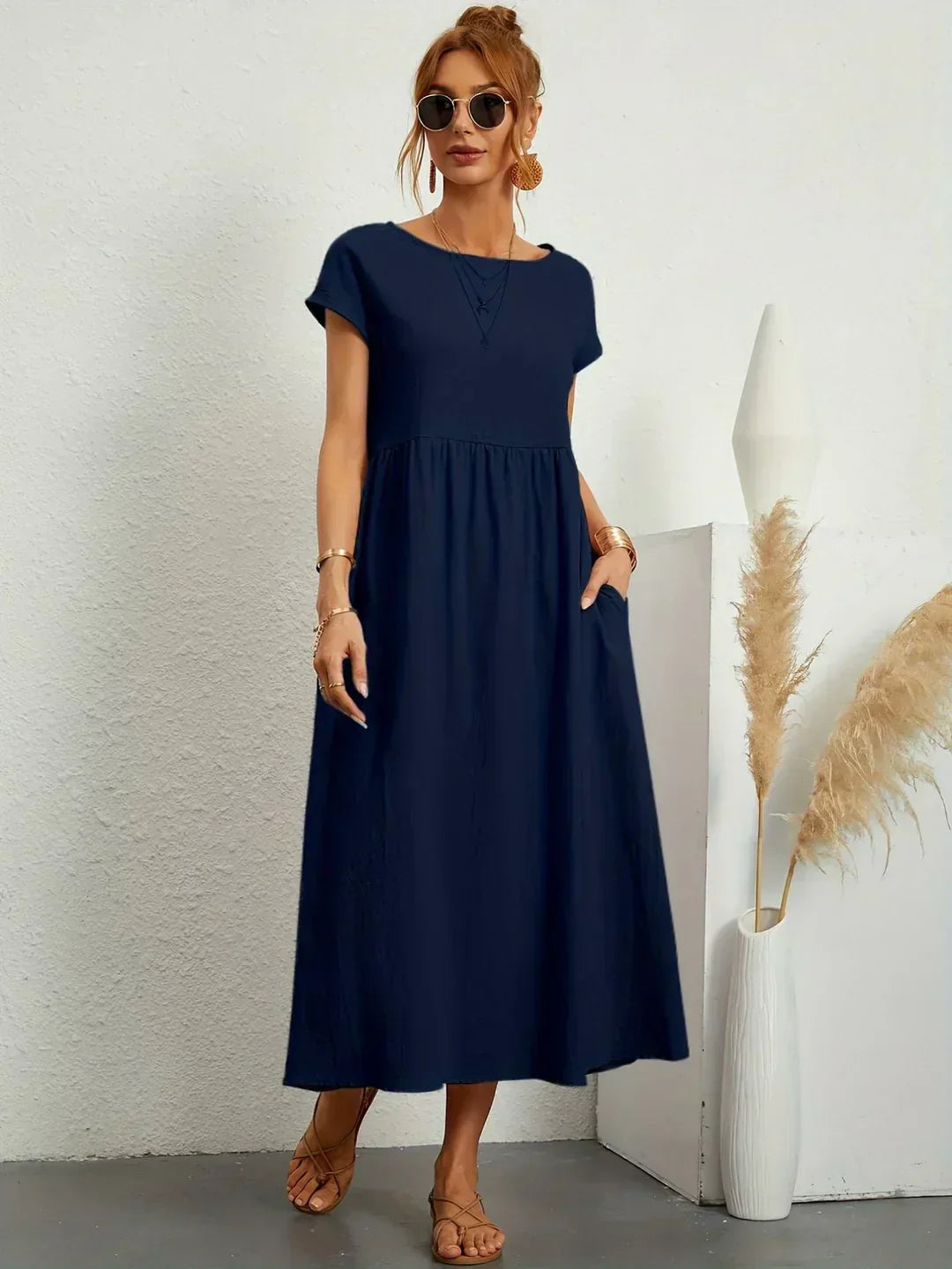 Gabrielle | Abito Midi Fluido
