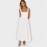 Scarlett - Élégante robe de soirée en crème