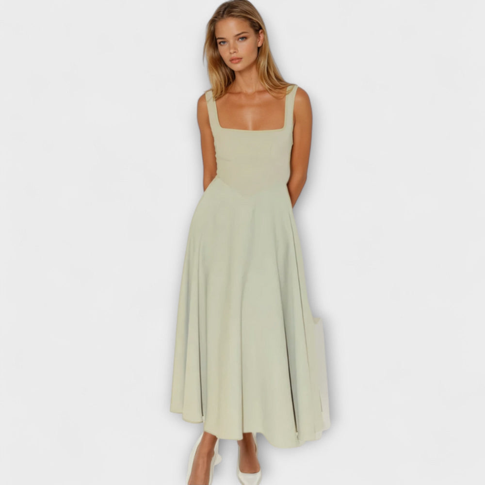 Scarlett - Élégante robe de soirée en crème