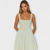 Scarlett - Élégante robe de soirée en crème