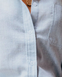 Elettra | Camicia Oversize in Lino e Cotone a Maniche Lunghe