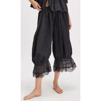 Aisha | Pantaloni a Sbuffo Boho in Pizzo Floreale