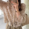 Uncinetto | Cardigan in Pizzo Crochet con Bottoni
