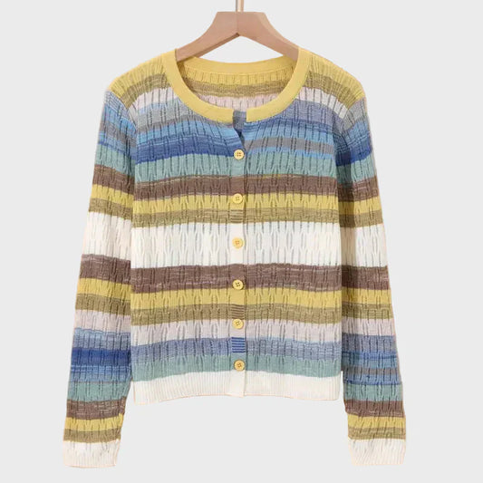 Cardigan Rigato Retrò Elodie