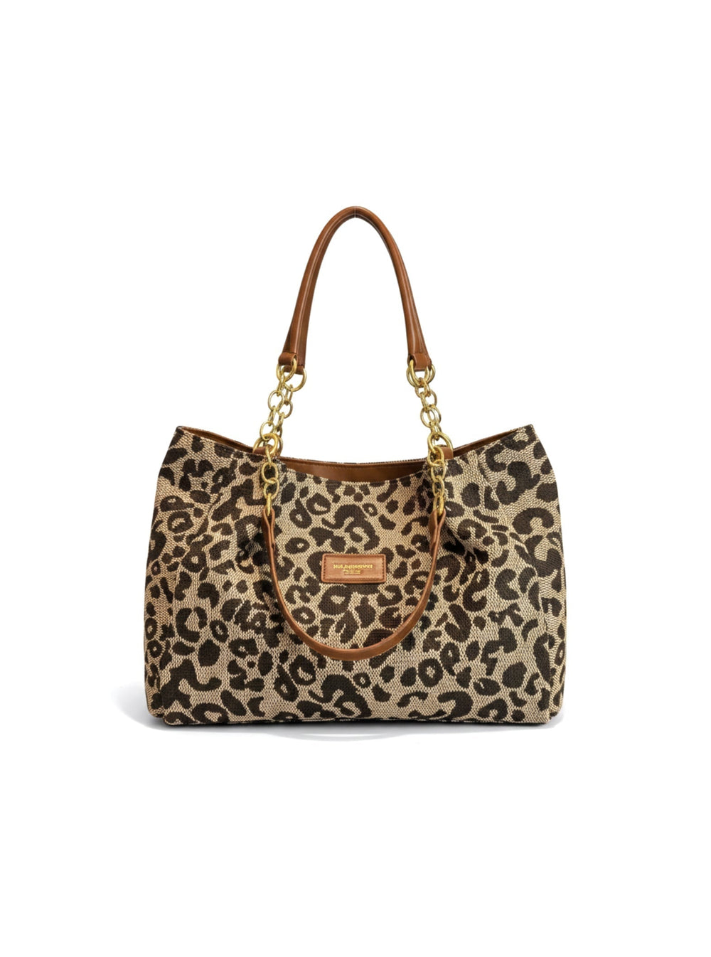 Alessia | Borsa a Tracolla in Tela Leopardata