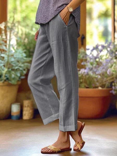 Valentina | Pantaloni di Lino Estivi