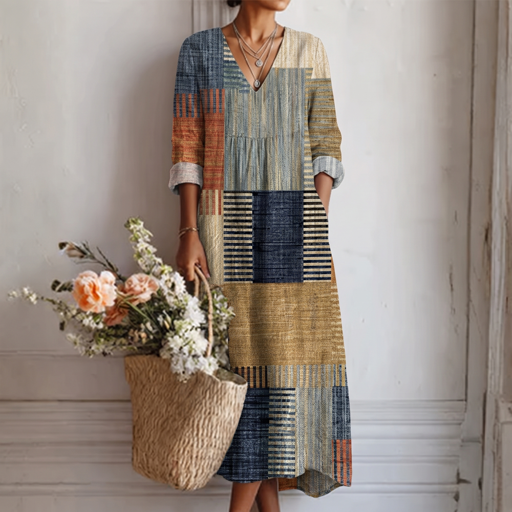 Anna™ | Robe Abstraite Élégante