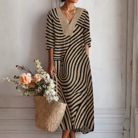 Freja™ | Robe Rayée Élégante