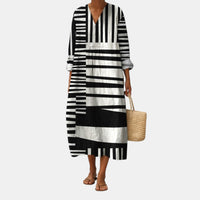 Lærke™ | Robe Graphique Élégante