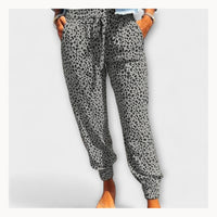 Zaira | Pantaloni Jogger Leopardati a Vita Alta